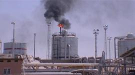 Iranian oil refinery