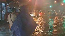 Heavy rainfall in Beijing
