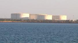 Iranian oil facility