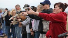 Teachers in Texas brush up on their shooting skills