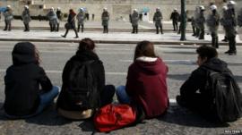Youths in Greece