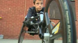 An athlete at the Weir-Archer Academy