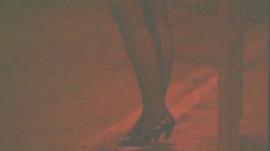 Prostitute at night (library picture)