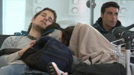 Passengers at airport