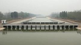 A reservoir in Shandong Province