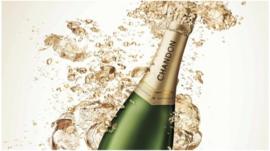 Bottle of Chandon sparkling wine