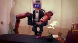 Robot capable of processing supermarket goods