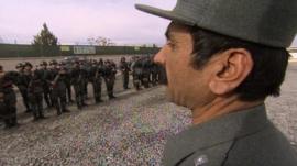 The Afghan police's rapid reaction force