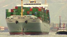 container ship