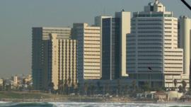 Tall buildings in Tel Aviv