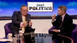 Andrew Neil and Andrew Pierce