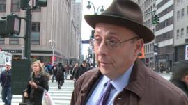 Man in New York street