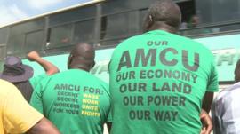 Platinum workers' strike
