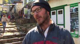 Tim Mosedale has just come back from base camp