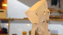 A robot which responds to the tone of people's conversations