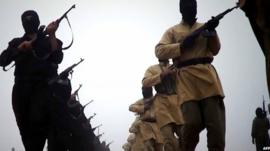 Image from video released by ISIS on 4 January 2014