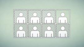 Graphic showing eight people in grid