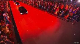 Arriving at Apec summit