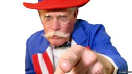 Uncle Sam stock image