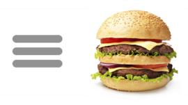 Hamburger icon and hamburger