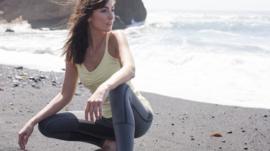 Model wearing Striders Edge clothing