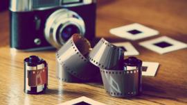 Camera and film roll