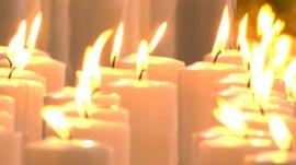 Candles in Cologne Cathedral