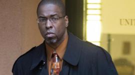 Jeffrey Sterling, a former CIA officer, leaves the courthouse in January