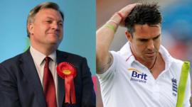 Ed Balls and Kevin Pietersen