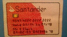 Santander stitched card