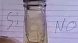 Corona bottle challenge