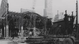 The old Penn Station is torn down