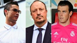 Cristiano Ronaldo, Rafa Benitez, Gareth Bale