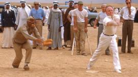 Playing baseball in Saudi Arabia
