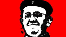 Pope Francis wearing a Che-inspired beret (artist's impression)