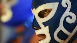 A lucha libre wrestler