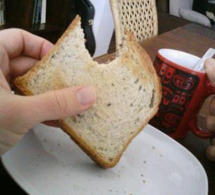 A piece of toast