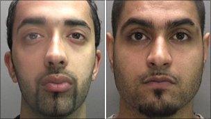 Sukwinder Singh Sanghera and Jasbir Singh Takhar (pic: West Midlands Police) - _48626149_sangtak304