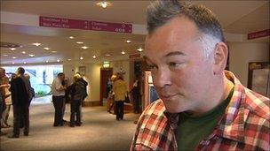 Image caption Stewart Lee won the Malcolm Hardee <b>Cunning Stunt</b> award - _48893327_stewart_lee