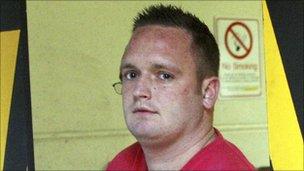 Image caption <b>James Carlin</b> was jailed for nine years at the High Court in ... - _49412285_carlinjames