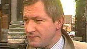 <b>Patrick Finucane</b> Pat Finucane was shot dead in front of his family - _50399830_finucane