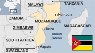 Map of Mozambique