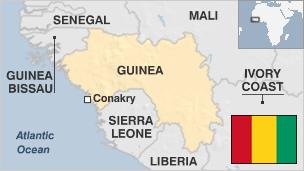 Map of Guinea