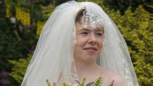 Mairead Philpott at her wedding