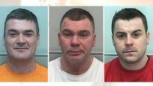 Stephen Barlow, <b>Richard Blundell</b> and Craig Murray - _72361045_liverpoolgang