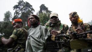 M23 rebels in DRC