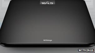black wireless scales by Withtings
