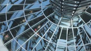 German parliament roof