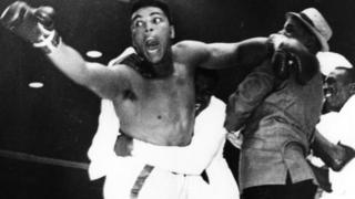 Muhammad Ali, then known as Cassius Clay