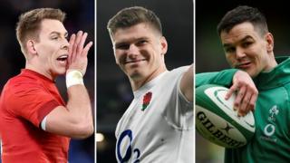 Liam Williams, Owen Farrell, Johhny Sexton